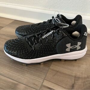 Under Armour Glyde Baseball Cleat Women's Size 9.5 Black  NWOB